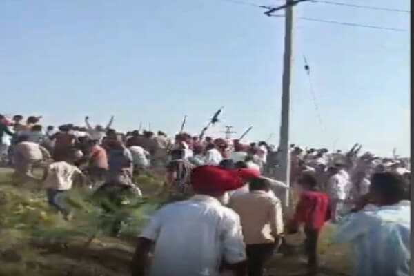 पाली में प्रदर्शन बेकाबू: पुलिस पर पथराव, लाठीचार्ज कर NH-162 हाईवे खाली कराया, कई पुलिसकर्मी घायल