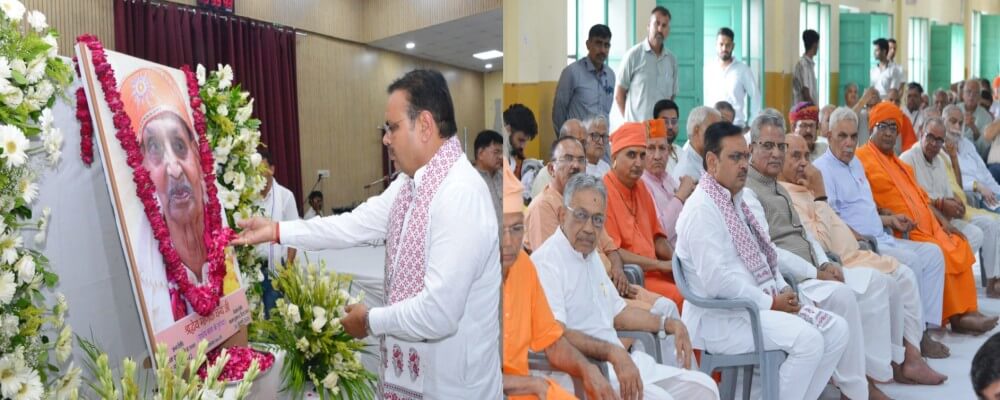 मुख्यमंत्री भजनलाल शर्मा, माथुर और देवनानी ने वरिष्ठ प्रचारक स्व. माणकचंद को दी श्रद्धांजलि