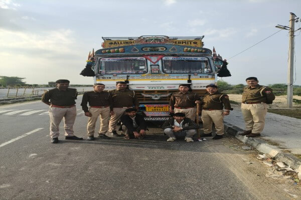 एजीटीएफ की कार्रवाई: ग्रेनाइट की आड़ में छिपाई गई 304 किलो से अधिक 45 लाख का डोडा पोस्त जब्त, भीलवाड़ा पुलिस ने दबोचे दो तस्कर भाई