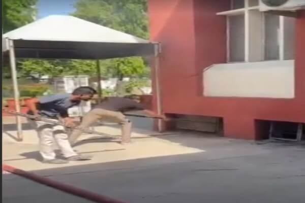 जयपुर  के सांगानेर स्थित हाउसिंग बोर्ड ऑफिस में भीषण आग, शॉर्ट सर्किट से बेसमेंट का सामान जलकर खाक