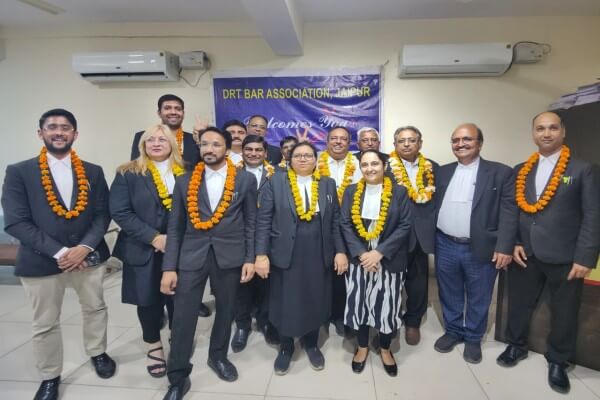 डीआरटी बार एसोसिएशन जयपुर के चुनाव: अध्यक्ष कीर्ति कपूर, कोषाध्यक्ष संतोष शर्मा  निर्विरोध और  महासचिव बने राजकुमार
