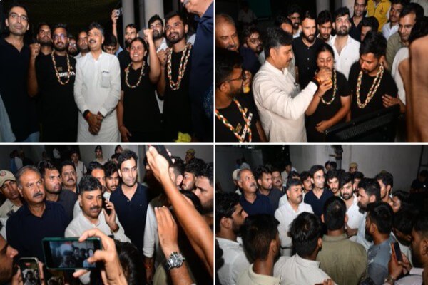 तीन मांगों पर सहमति के बाद पानी की टंकी से उतरे एनएसयूआई के छात्र नेता