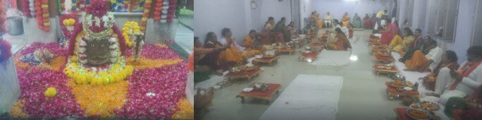 नागर ब्राह्मण समाज द्वारा पार्थिव रुद्राभिषेक का आयोजन: 21 जोड़ों ने हाटकेश्वर महादेव मंदिर में किया शिवलिंगों पर अभिषेक