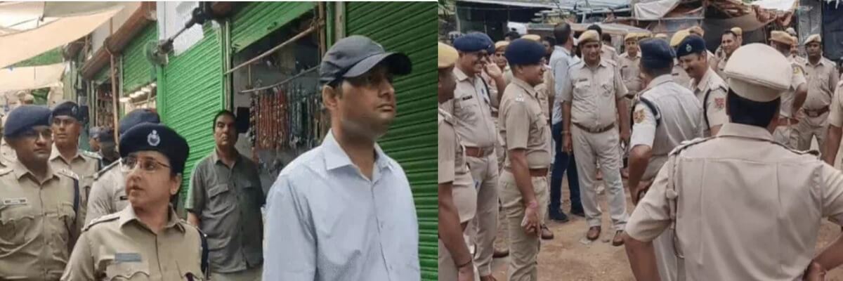 तारागढ़ पहाड़ी पर अतिक्रमण हटाने से पहले जिला कलेक्टर,एसपी और वन विभाग के अधिकारियों  ने किया मौका मुआयना