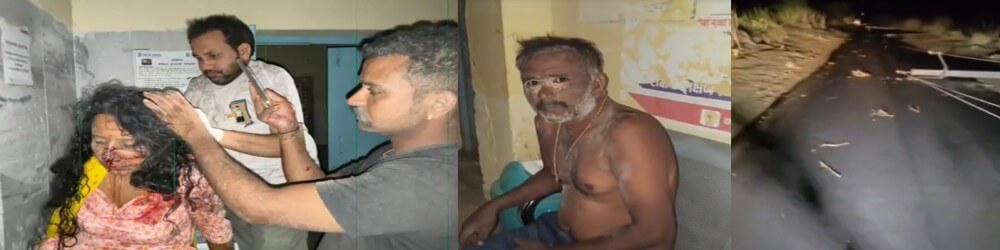 रामसर के पाबूसरिया गांव में टीनशेड कमरा ढहने से पिता-पुत्र समेत तीन लोग घायल हो गए,सैकड़ों बिजली पोल गिरने से कई इलाकों में बिजली आपूर्ति बाधित