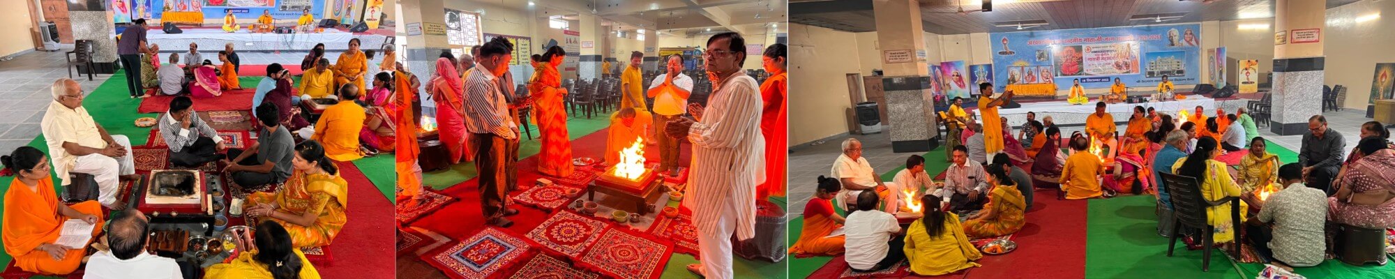 जयपुर के मानसरोवर में राजस्थान पत्रकार परिषद की प्रदेश इकाई के तत्वावधान में पंच कुंडीय गायत्री महायज्ञ
