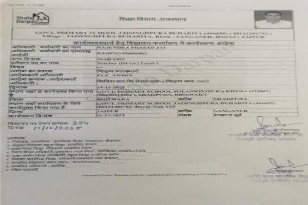 जयपुर में शिक्षकों की भारी कमी: भीलवाड़ा से बुलाना पड़ा शिक्षक, पूरे जिले में नहीं मिला लेवल-1 अध्यापक