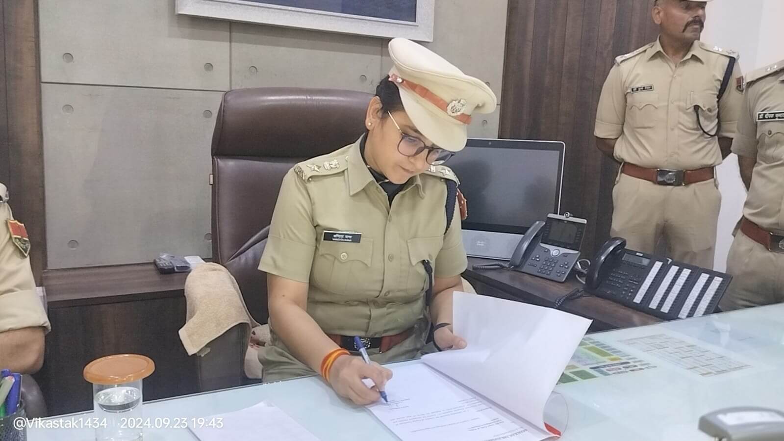 अजमेर की पहली महिला एसपी वंदिता राणा ने संभाला पदभार, अपराधियों पर होगी सख्त कार्रवाई