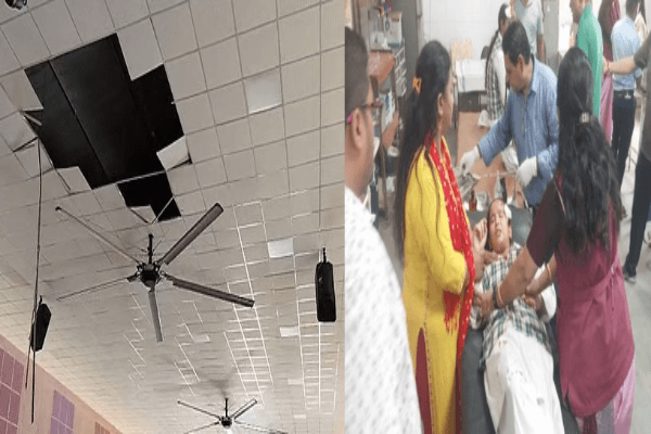 बूंदी में स्वतंत्रता दिवस समारोह के दौरान बड़ा हादसा, सेटपॉल स्कूल में छत की फोर्सिलिंग गिरने से पांच बच्चे घायल