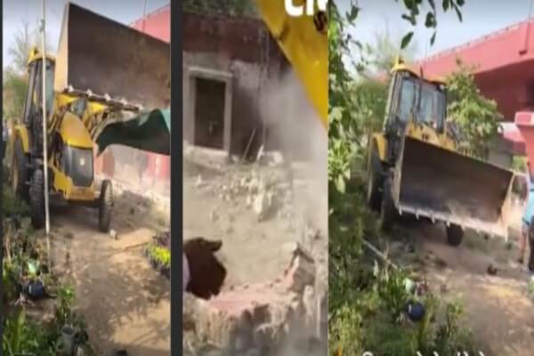 जयपुर में बीटू बाइपास से द्रव्यवती नदी तक करीब 42 बीघा सरकारी जमीन पर अतिक्रमण हटाने पहुंची हाउसिंग बोर्ड टीम पर पथराव