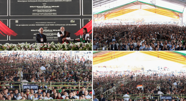 पीएम मोदी ने मिजोरम की पहली रेल लाइन बैराबी–सायरंग का उद्घाटन किया, नॉर्थ ईस्ट को ₹ 36,500 करोड़ की सौगात