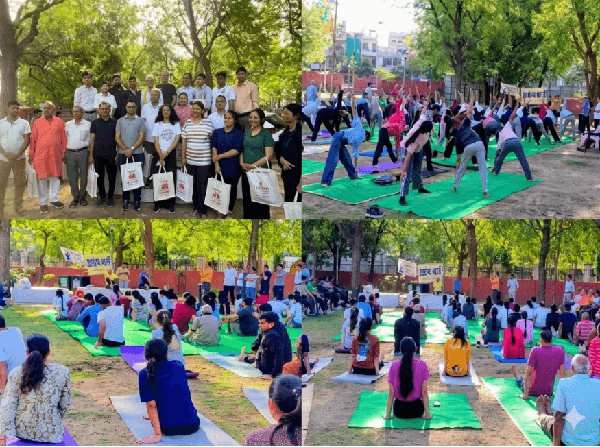 विश्व स्वास्थ्य दिवस पर योग और संस्कृति का संगम, जयपुर में हुआ भव्य आयोजन