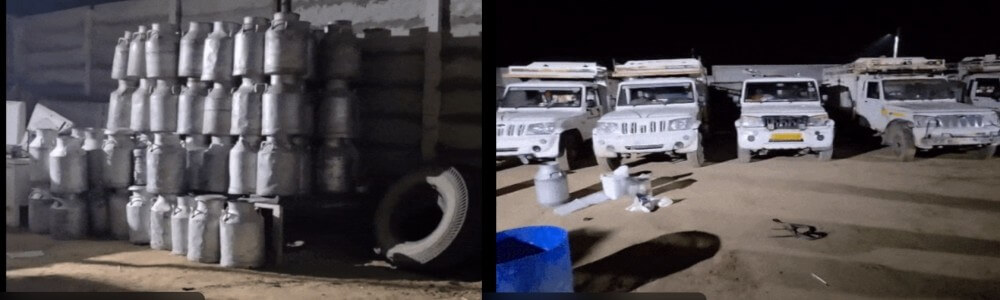 टोंक में मिलावटी दूध फैक्ट्री का भंडाफोड़, रोजाना 80 हजार लीटर दूध की सप्लाई होती थी अजमेर–जयपुर तक