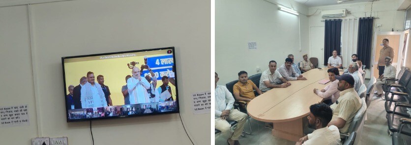 पंचायत समिति पिपराली से वीसी के माध्यम से सुना केंद्रीय गृह मंत्री अमित शाह का संबोधन — न्याय व्यवस्था को पारदर्शी, आधुनिक और जन-केंद्रित बनाने की दिशा में कदम