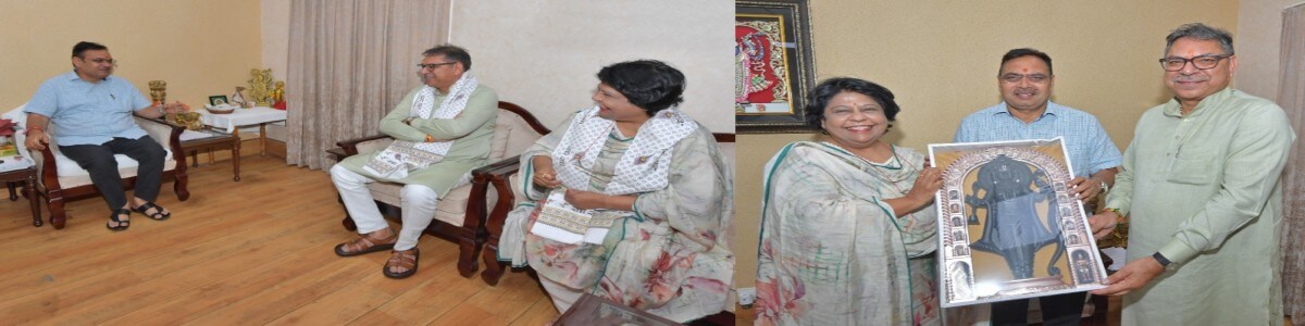 भाजपा के राज्यसभा उम्मीदवार घोषित होने के बाद डॉ. सतीश पूनिया और डॉ. अलका सिंह ने मुख्यमंत्री भजनलाल शर्मा से उनके सरकारी निवास पर मुलाकात