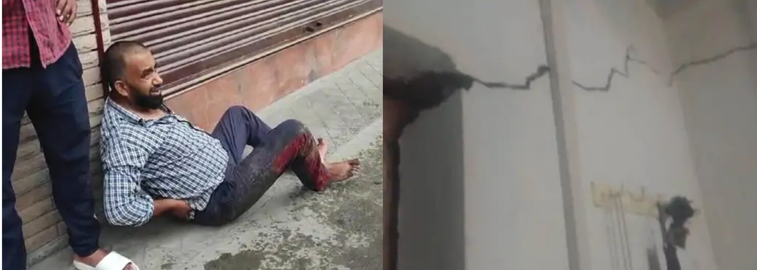 जम्मू-कश्मीर में मंगलवार, 20 अगस्त को सुबह दो भूकंप के झटके,एक व्यक्ति घायल, कई घरों में आईं दरारें