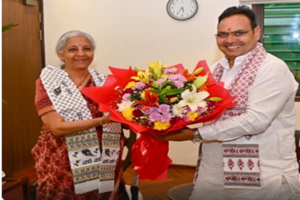 मुख्यमंत्री भजनलाल शर्मा ने केंद्रीय वित्त मंत्री निर्मला सीतारमण से की मुलाकात, राजस्थान के विकास पर चर्चा