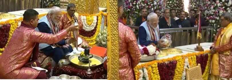 सोमनाथ स्वाभिमान पर्व: प्रधानमंत्री नरेंद्र मोदी ने सोमनाथ मंदिर में पूजा-अर्चना की