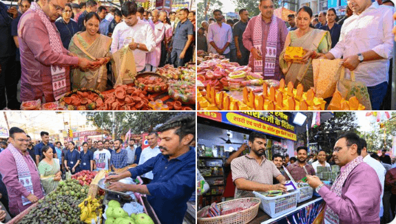 मुख्यमंत्री भजनलाल शर्मा ने दी दीपावली की शुभकामनाएं, सांगानेर विधानसभा क्षेत्र मानसरोवर के किरण पथ बड़ा बाजार से उत्पादों की खरीद कर ‘वोकल फॉर लोकल’ का दिया संदेश