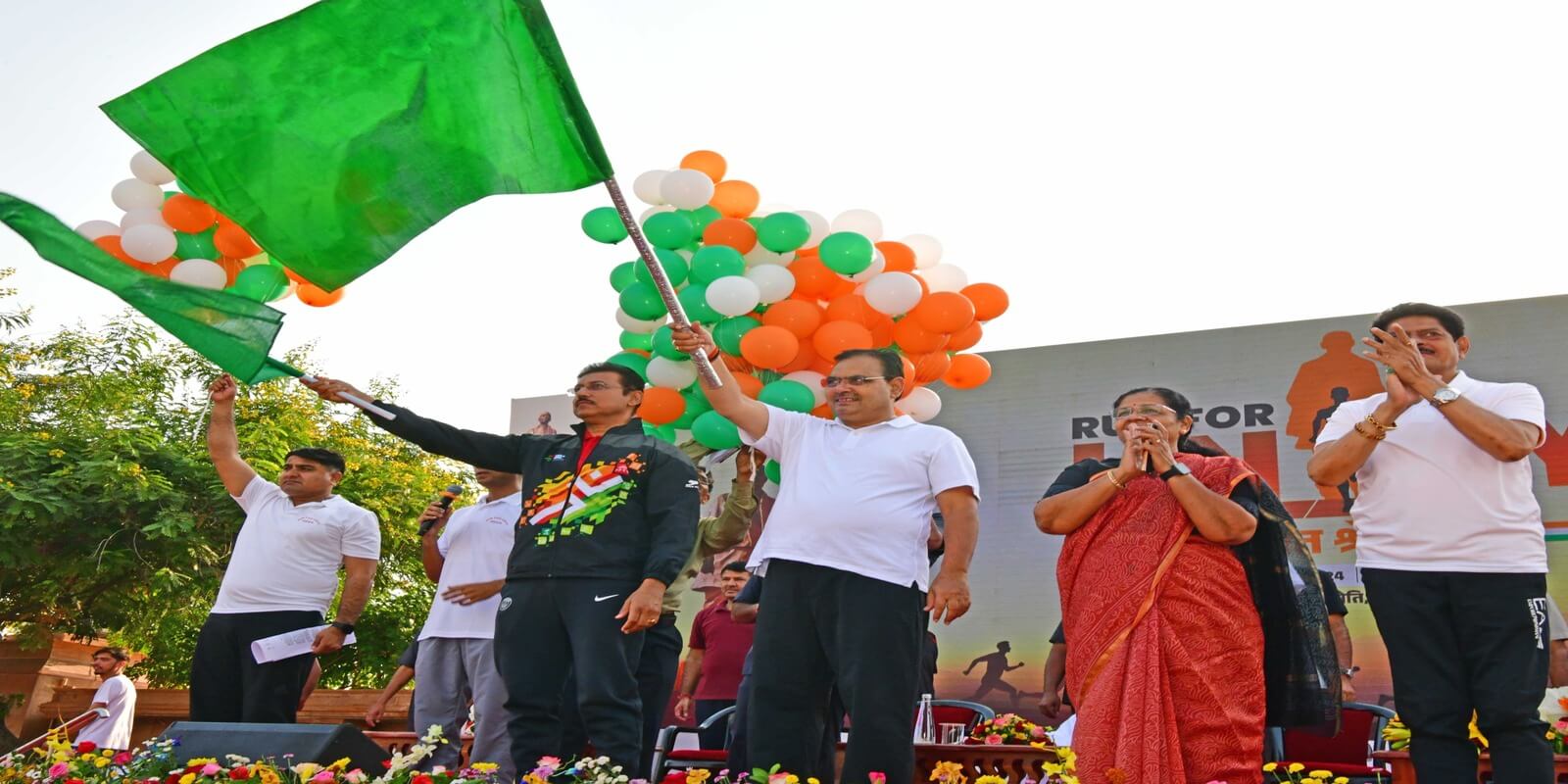 मुख्यमंत्री शर्मा ने 'रन फॉर यूनिटी' मैराथन को दिखाई हरी झंडी, सरदार पटेल के संकल्प और साहस का किया स्मरण