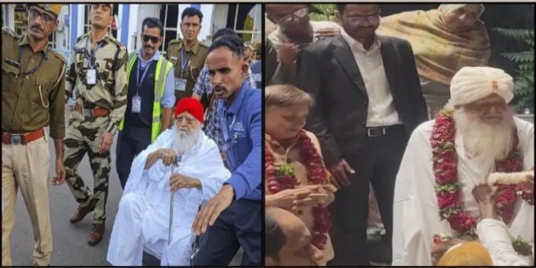 जोधपुर जेल में उम्रकैद काट रहे आसाराम को मेडिकल ज़मानत: बिना सहारे चलते दिखे तो चौंके लोग