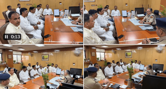 NSUI नेताओं की गिरफ्तारी का विरोध: नेता प्रतिपक्ष टिकराम जूली ने DGP से मुलाकात कर रिहाई की मांग की
