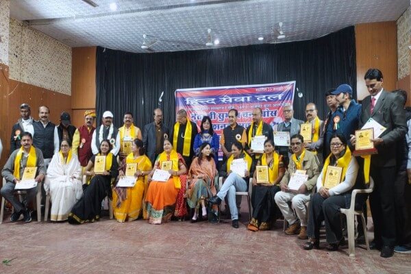 हिंद सेवा दल का मुख्य उद्देश्य पीड़ित मानव की निस्वार्थ सेवा और समाजसेवियों का सम्मान: नेताजी जयंती पर अजमेर में सम्मान समारोह