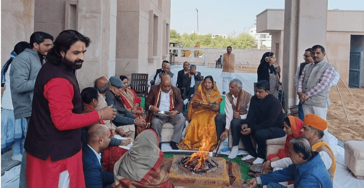 राजस्थान के सबसे बड़े कौशल विकास केंद्र में विधिवत हवन-पूजन, बुधवार को उपराष्ट्रपति धनखड़ करेंगे लोकार्पण