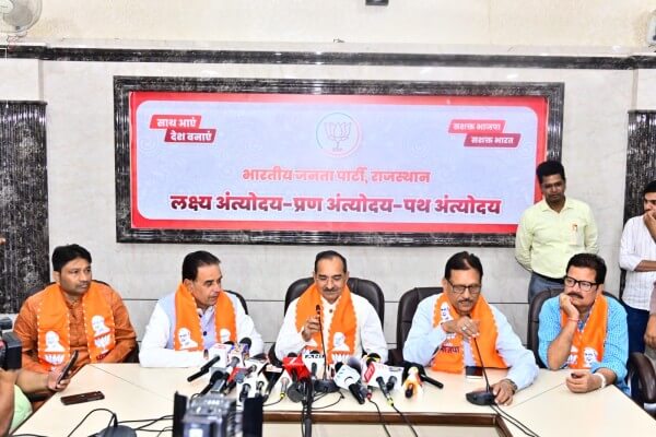 भ्रष्टाचार के आरोप वाले भाया का कांग्रेस कर रही गुणगान, जबकि ईआरसीपी पर कुंडली मारकर बैठी रही गहलोत सरकार, हेलीकॉप्टर का खर्च दिया निजी तौर पर: मदन राठौड़