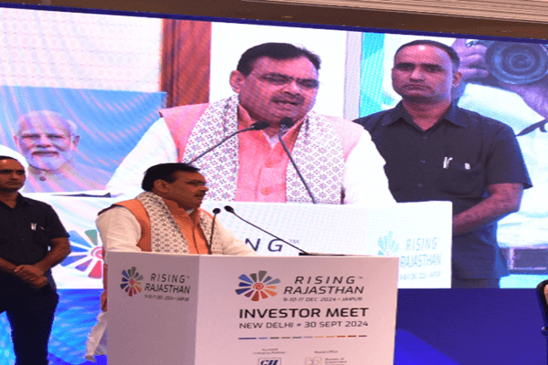 राजस्थान परिवर्तनकारी युग की दहलीज पर, विकास और समृद्धि के लिए हमारे पास एक नया दृष्टिकोण’: मुख्यमंत्री भजन लाल शर्मा