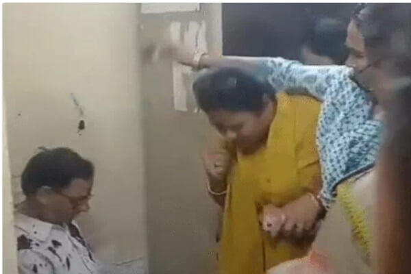 अजमेर में आपत्तिजनक पोस्ट पर बवाल: कांग्रेस नेता से पूछताछ के दौरान थाने में स्याही फेंकी