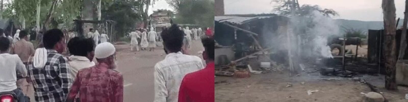नूंह में हिंसक झड़प: पथराव, आगजनी और 10 लोग घायल