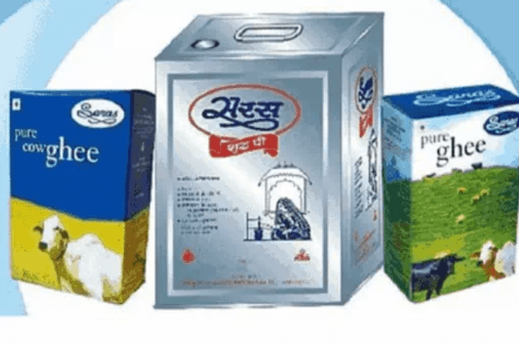 आरसीडीएफ ने 12 घंटे में लिया यू-टर्न: सरस घी के दाम बढ़ाए, 12 घंटे बाद वापस किए