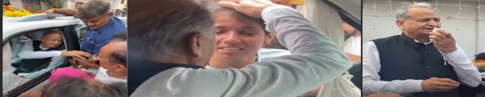 अजमेर में मूसलाधार बारिश से हालात बिगड़े, स्वास्तिक नगर में पानी से हाहाकार—पूर्व मुख्यमंत्री गहलोत ने लिया जायजा