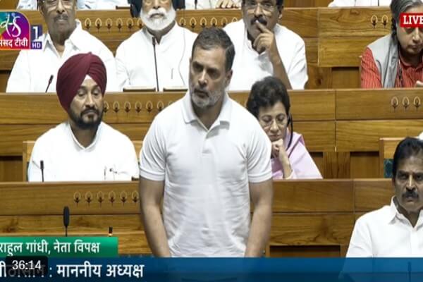 राहुल गांधी का प्रधानमंत्री पर तीखा हमला: अगर मोदी में इंदिरा जैसा दम है तो कहें ट्रम्प झूठ बोल रहे हैं