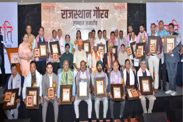 राजस्थान गौरव सम्मान समारोह: राजस्थानी केवल भाषा नहीं, हमारी समृद्ध संस्कृति है: हरिभाऊ बागडे