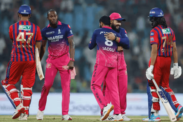 राजस्थान रॉयल्स की दमदार जीत, लखनऊ को 40 रन से हराकर पॉइंट्स टेबल में दूसरे स्थान पर पहुंची RR