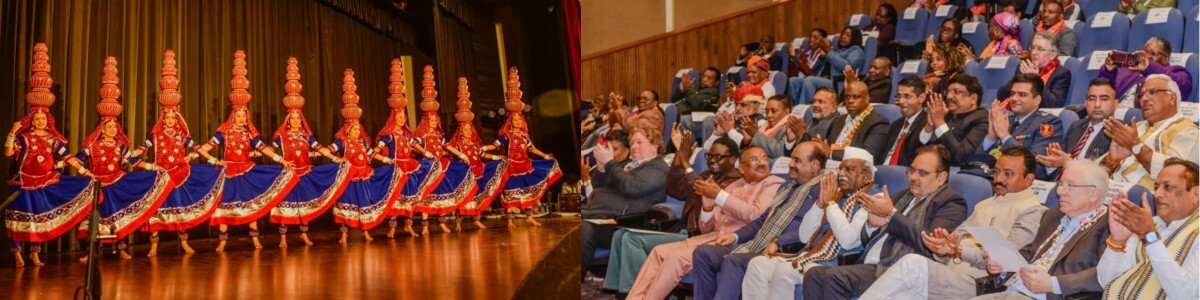 मुख्यमंत्री भजनलाल शर्मा राष्ट्रमंडल देशों के संसदीय प्रतिनिधियों के सम्मान में आयोजित सांस्कृतिक कार्यक्रम व रात्रिभोज में शामिल