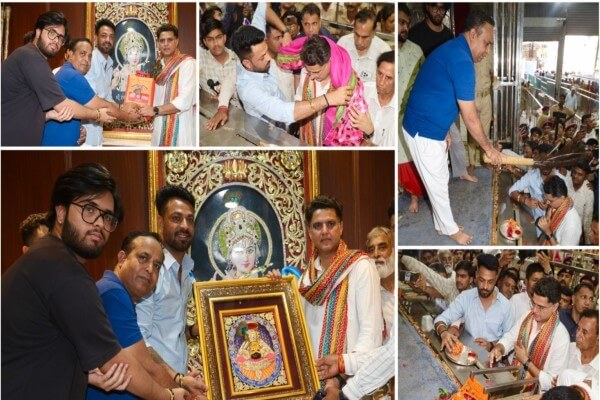 सचिन पायलट ने खाटूश्यामजी में किए बाबा श्याम के दर्शन, मंदिर समिति ने किया स्वागत