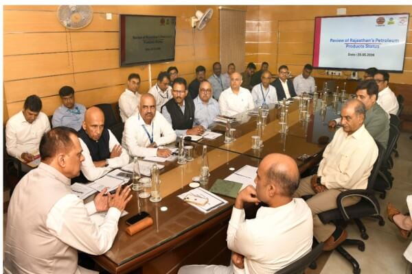 राजस्थान में पेट्रोल-डीजल और एलपीजी की पर्याप्त उपलब्धता, घबराने की जरूरत नहीं: वी. श्रीनिवास