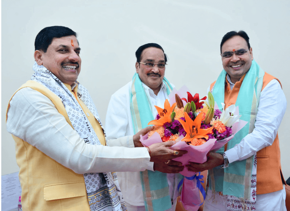 जल शक्ति मंत्री सीआर पाटिल से मुख्यमंत्री शर्मा ने मध्य प्रदेश मुख्यमंत्री मोहन यादव के साथ की मुलाकात: कर्मभूमि से मातृभूमि कार्यक्रम से राजस्थान में होगा जल स्तर का सुधार: भजनलाल शर्मा