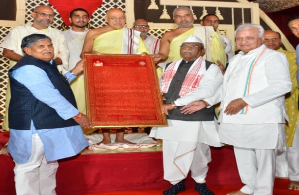 नागौर में पद्मश्री जैन आचार्य नित्यानंद सूरीश्वर का भव्य अभिनंदन, राजस्थान,पंजाब और बिहार के राज्यपाल रहे शामिल