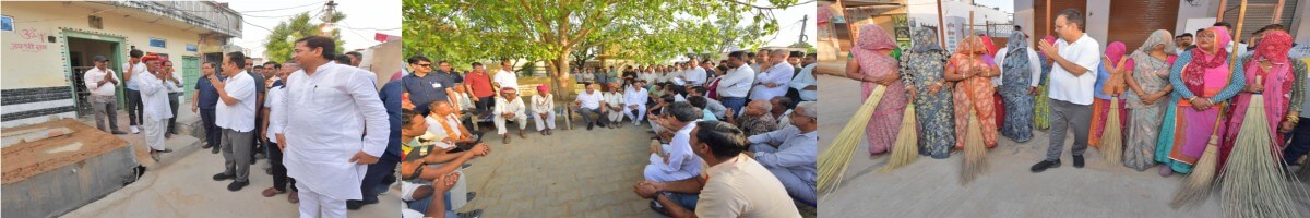 मुख्यमंत्री भजनलाल शर्मा ने अजमेर के कड़ेल गांव में पैदल भ्रमण कर ग्रामीणों से संवाद