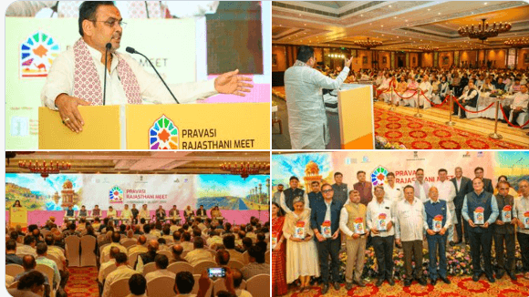 हैदराबाद में मुख्यमंत्री का समाजसेवियों और प्रवासी राजस्थानियों से संवाद, जीटो कनेक्ट-2025 पोस्टर का विमोचन