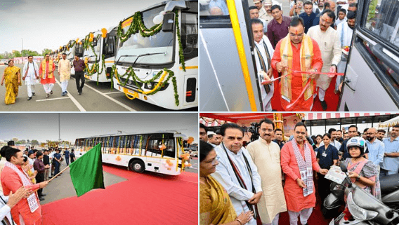 राजस्थान दिवस पर मुख्यमंत्री भजनलाल शर्मा ने 207 नई रोडवेज बसों को हरी झंडी, 700 महिलाओं को हेलमेट वितरण