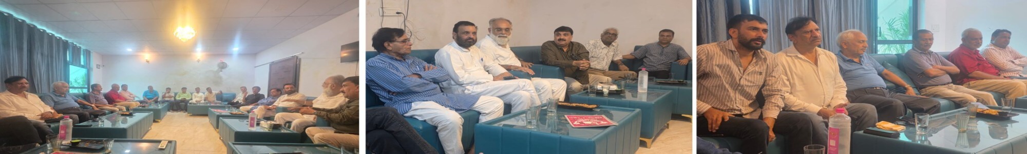 पत्रकार कॉलोनी एवं आसपास के क्षेत्रों की करीब 25 विकास समितियों के अध्यक्षों की संयुक्त बैठक