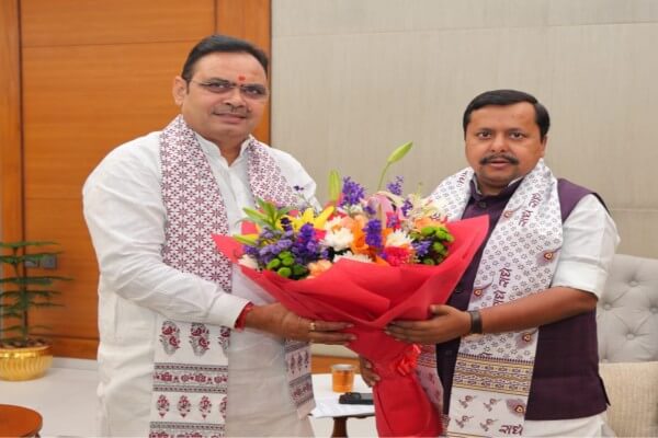 दिल्ली में मुख्यमंत्री भजनलाल शर्मा ने भाजपा राष्ट्रीय अध्यक्ष नितिन नबीन से की शिष्टाचार भेंट