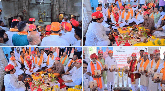 सोमनाथ स्वाभिमान वर्ष पर भाजपा प्रदेश अध्यक्ष मदन राठौड़ ने महाकालेश्वर मंदिर में की पूजा-अर्चना, प्रदेश की खुशहाली की कामना