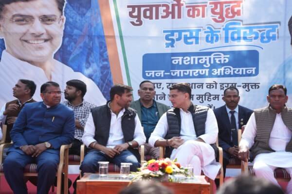 “नशा युवाओं के भविष्य के लिए सबसे बड़ा खतरा”: एनएसयूआई के नशामुक्ति अभियान में बोले सचिन पायलट