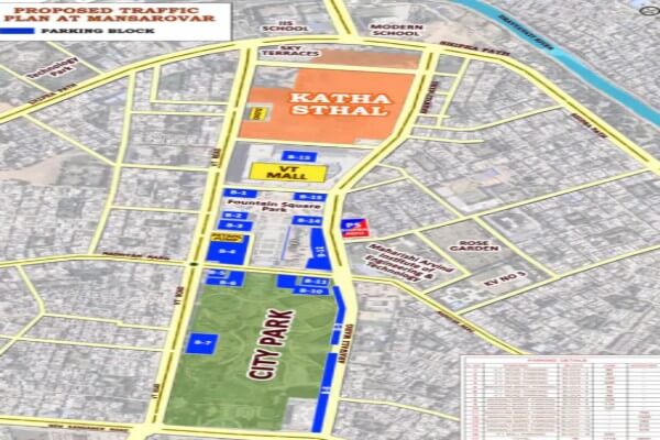 शिव महापुराण कथा को लेकर मानसरोवर में ट्रैफिक प्लान लागू, कई मार्गों पर डायवर्जन